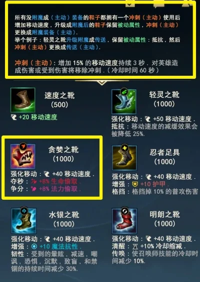 静谧之鞋攻略：移速恢复解析与英雄适用建议