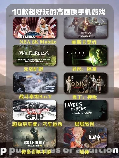 手机游戏ios高画质排行榜-iOS高画质游戏推荐