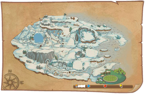 冒险岛雪人谷隐藏地图-雪原隐藏地图线索